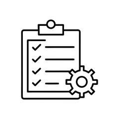 Checklist with gear mechanism