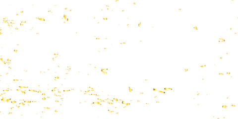Abstract luxury golden confetti glitter and bokeh falling down on transparent background. Shiny glittering dust. Holyday, festive and celebration background.	