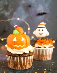 Spooky Halloween cupcakes