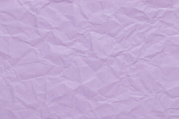 Periwinkle color crumpled paper texture, blank template wrinkly background with space for text