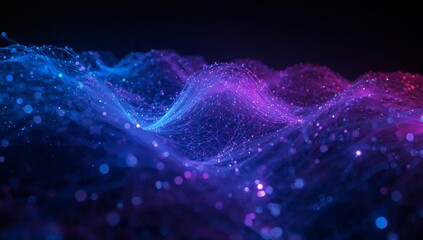 Radiant Fiber Optic Web Pattern