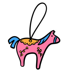 Christmas Tree Decoration 2026 horse Eco Ball