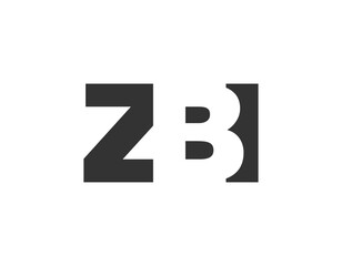 ZBI logo design. Initial letter Z B I bold font style for tech startups, consulting, corporate branding. Creative company name, headlines typography identity, trendy logotype.
