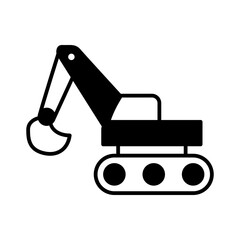 Simple Excavator Vector