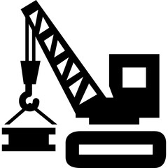 crane hook vector illustration