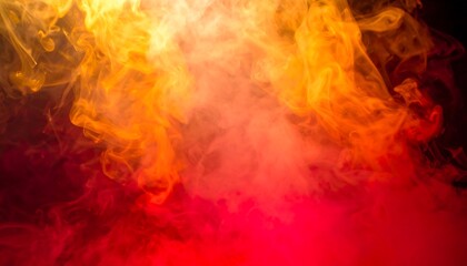 Obraz premium Fiery Smoke and Flames Abstract Art.