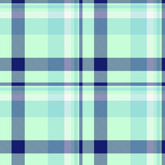 Classic plaid pattern in refreshing pastel blues and greens.  Seamless textile design for backgrounds, apparel, or digital design projects. Versatile and eyecatching.
