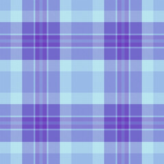 Elegant tartan pattern with soft blue and purple hues. Seamless design, versatile for fabric, textiles, backgrounds, and creative projects. Timeless and stylish.