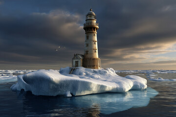 lighthouse on the coast
