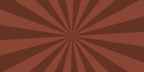 Brown Sunburst Radiating Lines Abstract Background