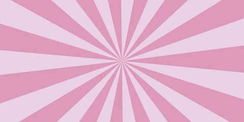 Pink Lavender Sunburst Radiating Stripes Background 1