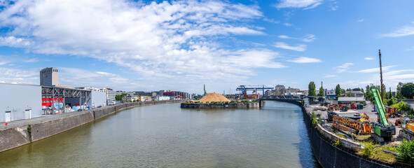 Osthafen, Frankfurt am Main, Hessen, Deutschland 