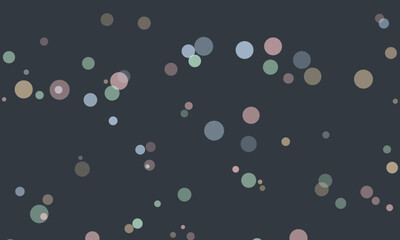 Abstract Bokeh Background Pastel Circles Dark Gray