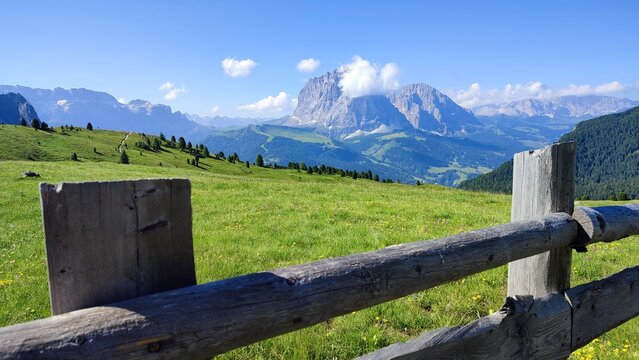 Dolomite Mountains in Italy