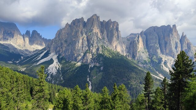 Dolomite Mountains in Italy