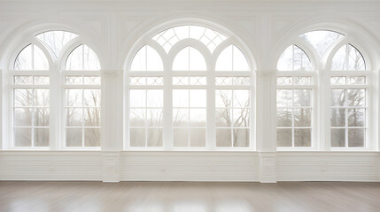 Symphony of Architecture: he Classic Arched Windows eflecting Periodic Excellece and Aesthetic Harmony.