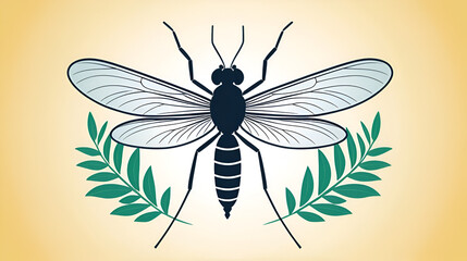 vector illustration for World Mosquito Day background