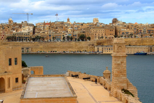 St. Angelo fortress in Birgu, Malta 