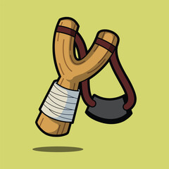 Slingshot Icon &ndash; Toy Weapon Illustration