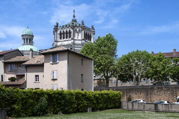 Basilic and famous village of Ars sur Formans