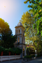 The Kuzguncuk district which attracts attention with its architecture on the Bosphorus has colorful architecture houses churches and sea views.