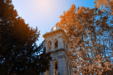 The Kuzguncuk district which attracts attention with its architecture on the Bosphorus has colorful architecture houses churches and sea views.