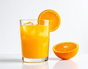 orange juice and oranges