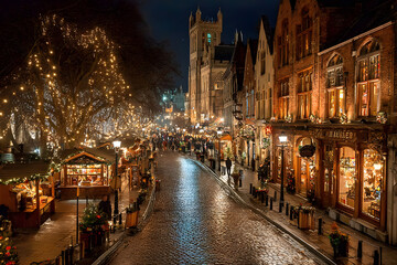 Fototapeta premium christmas market