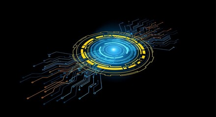 Innovation technology futuristic digital network