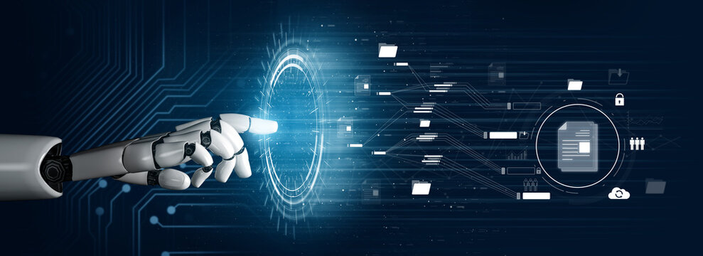 AI organizing document system, streamlining file access, automating document flow, and managing secure digital content through intelligent file operations. Vouch