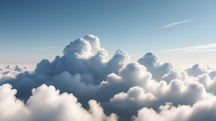 Soft clouds fog shapes cut out 3d rendering png file