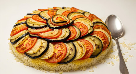 baked apple pie on a plate