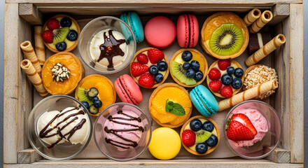 easter eggs in a basket