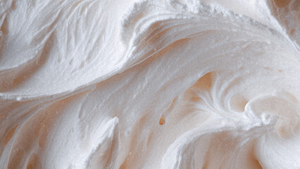 close up of white cream