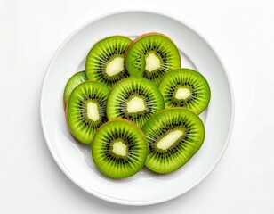 kiwi fruit on plate