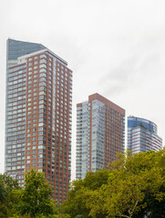 Obraz premium Skyscrapers in New York City. Lower Manhattan.