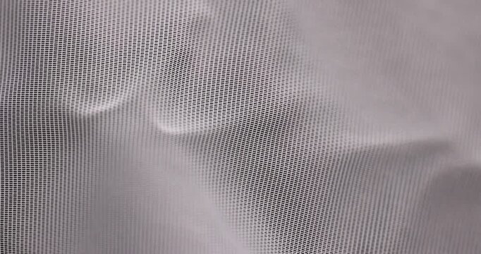 fabric for making white tulle or curtains, finely woven synthetic threads for making tulle in the home