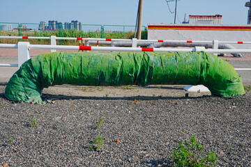 Tube and valve, in oilfield operations