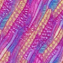 Bright tropical harlequin textured tile. Summer vibe home decor for 60s style wallpaper. 