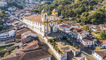 Santuário de Nossa Senhora da Conceição, Centro histórico de Ouro Preto, Minas Gerais, Brasil....