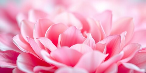 Fototapeta premium Swirling pastel petals, blurred soft focus, watercolor effect, colorful, backdrop