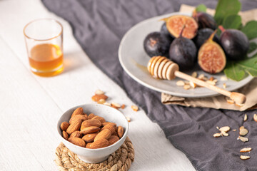 Fresh Black Mission Figs Still Life
