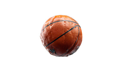 Basketball scoring a point isolated on transparent background