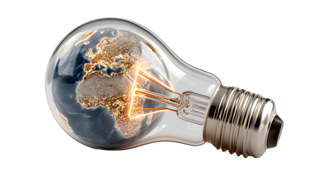 Global Illumination isolated on transparent background