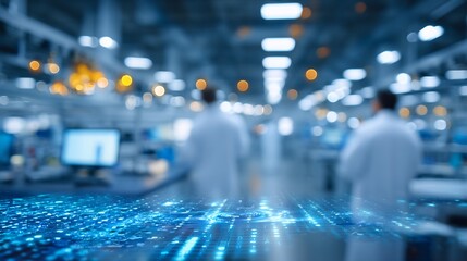 Futuristic Technology in a Modern Laboratory