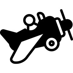 Airplane silhouette vector