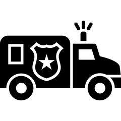 vector illustration of a truck silhouette
