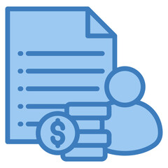 Payroll Icon Element For Design