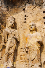 Statue of Longmen Grottoes in Luoyang, Henan