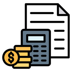 Budget Planning Icon Element For Design